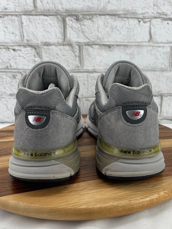 New Balance 990v4 Mens Sz. 11 2E Wide Grey Silver Running Shoes Made in USA main image 14